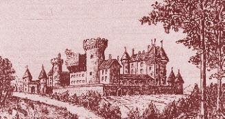 Le château de Pompadour d'après une gravure ancienne